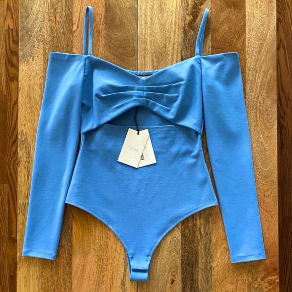 Alexis Blue Haley Bodysuit sz S NWT - Picture 7 of 12